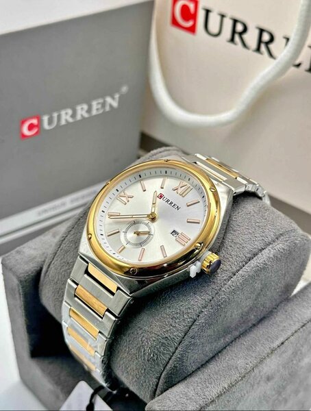 Montre Homme CURREN Argent et Or