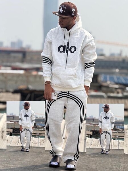 Ensemble survêtement homme blanc 'alo'