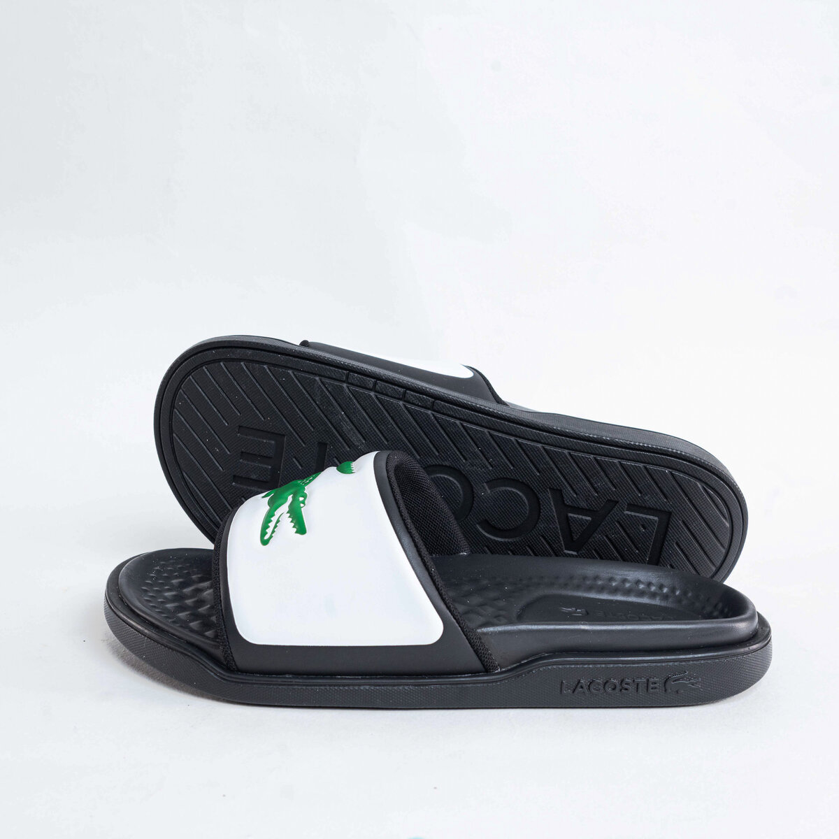 Lacoste Slides Homme Noir