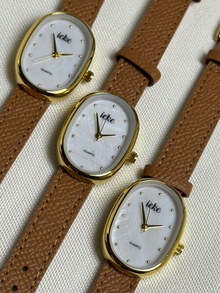 Montre Femme ike en Cuir Marron