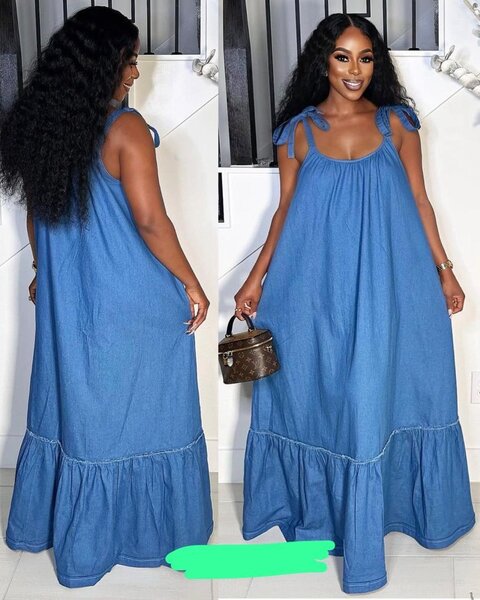 Robe en jean élégante