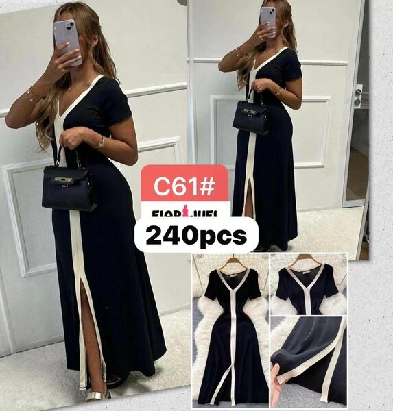 Robe élégante à motifs modernes