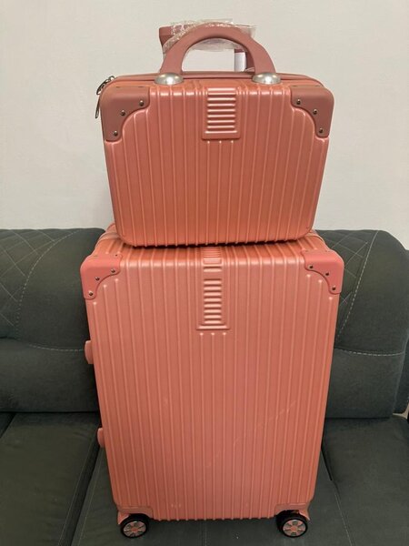 Stylish Pink Luggage Set