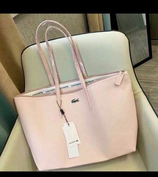 Sac à main rose lacoste