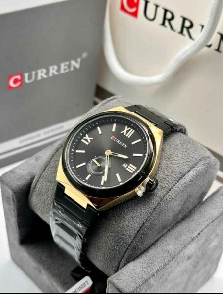 Montre Homme CURREN Noir et Doré