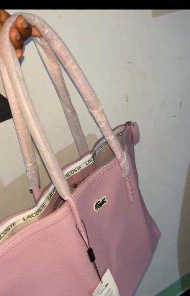 Sac cabas Lacoste en cuir - Plusieurs couleurs