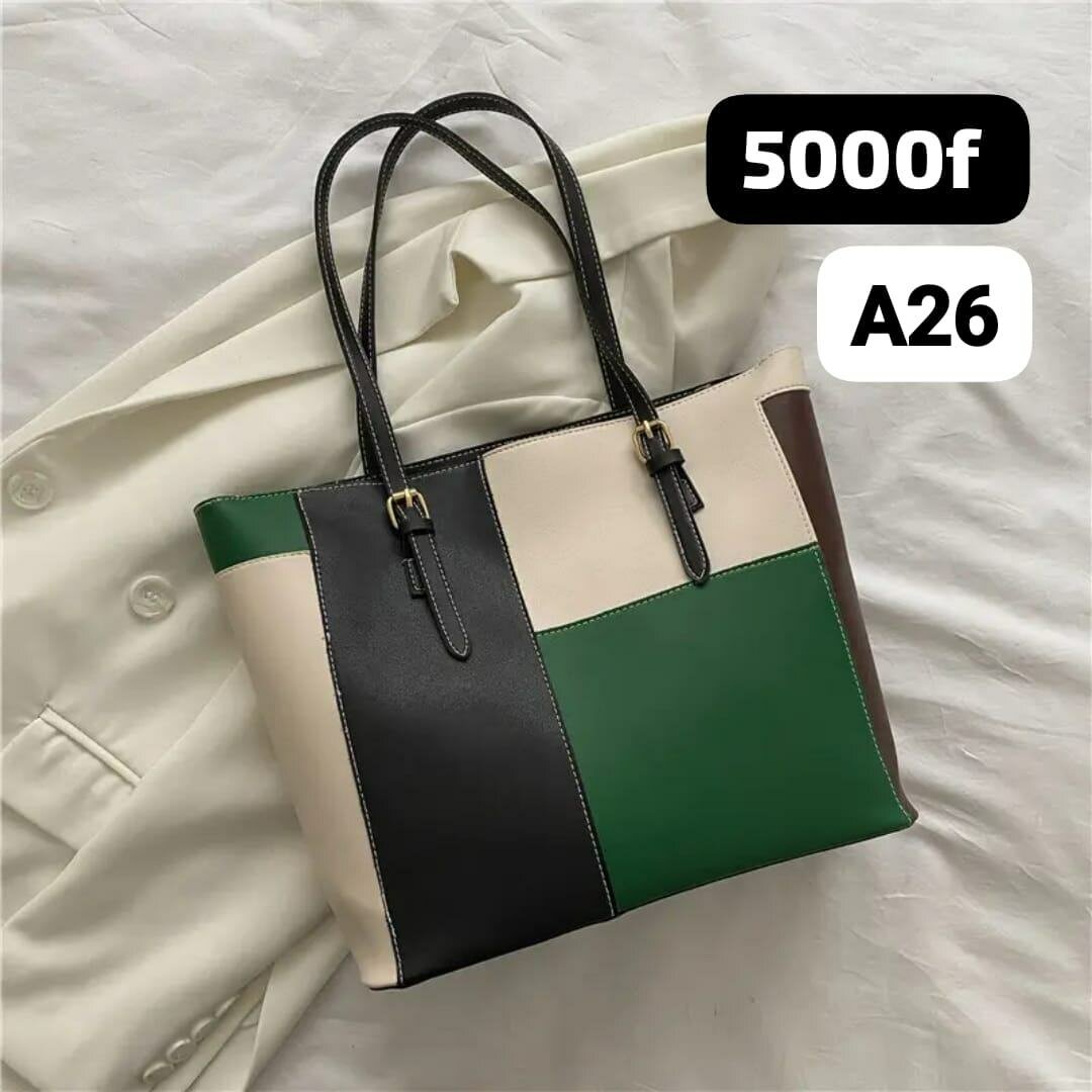 Sac cabas en cuir synthétique