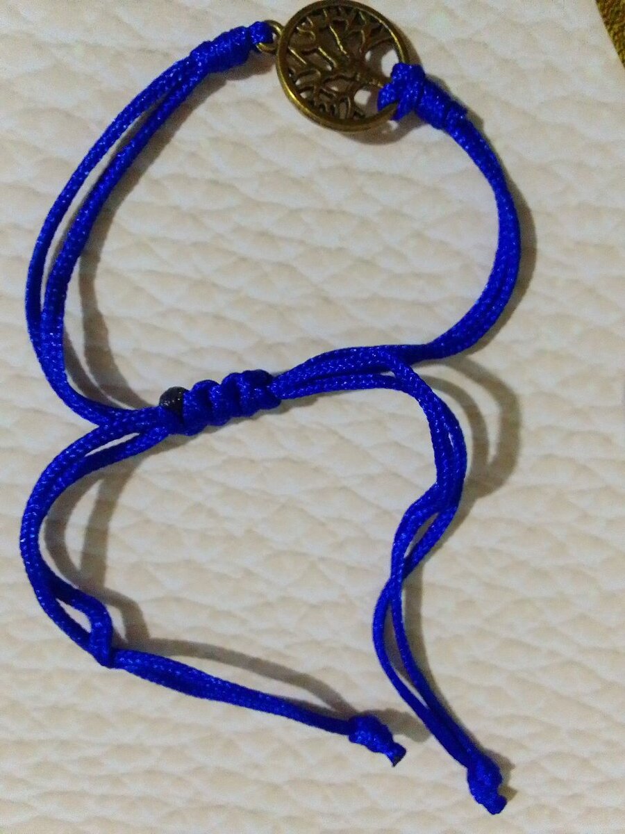 Bracelet Arbre de Vie Bleu