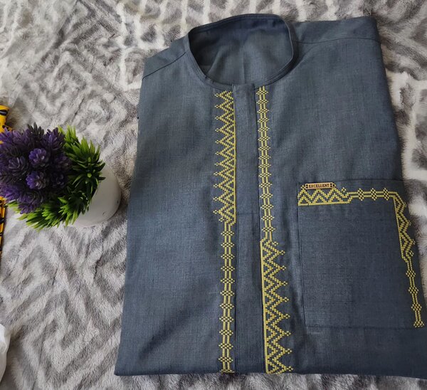 Chemise homme brodée