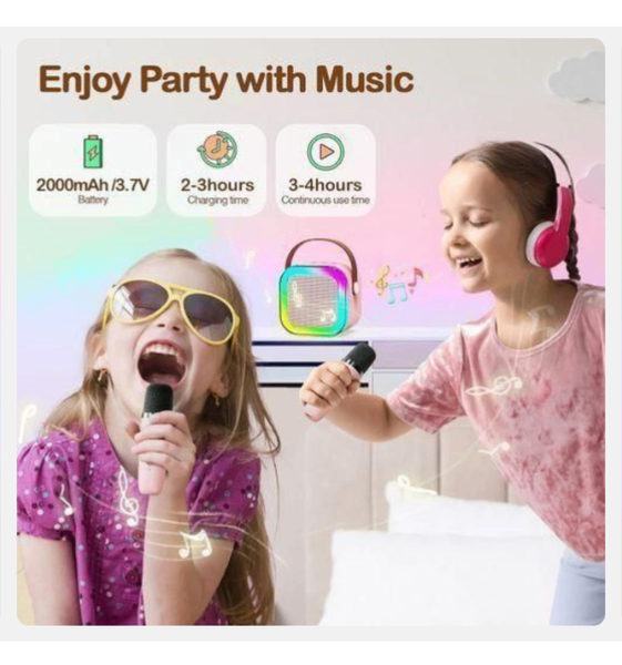 Enceinte Karaoke Bluetooth Portable