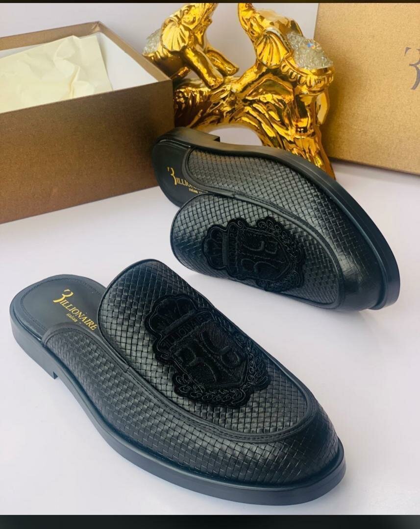 Mules en cuir élégantes