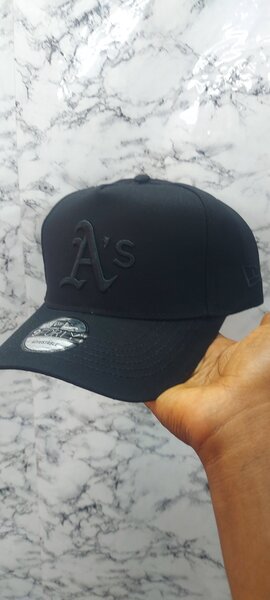 Casquette de baseball New Era A's noire