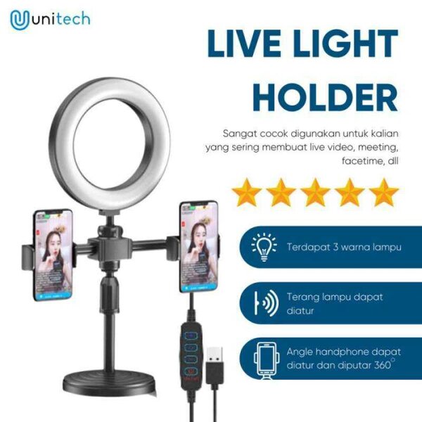 Desktop Ring Light Phone Stand