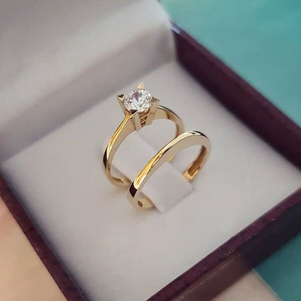 Ensemble de bagues  or