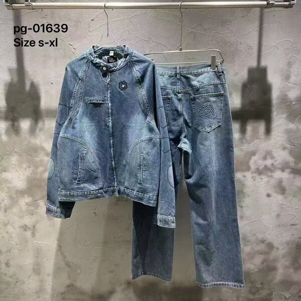 Ensemble veste et jeans décontracté