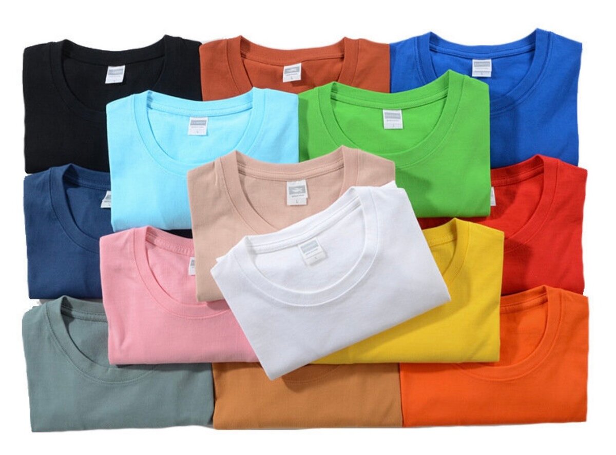 T-shirts unisexe colorés
