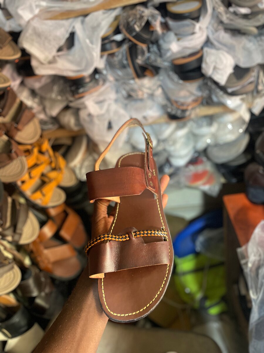 Sandales en cuir pour hommes