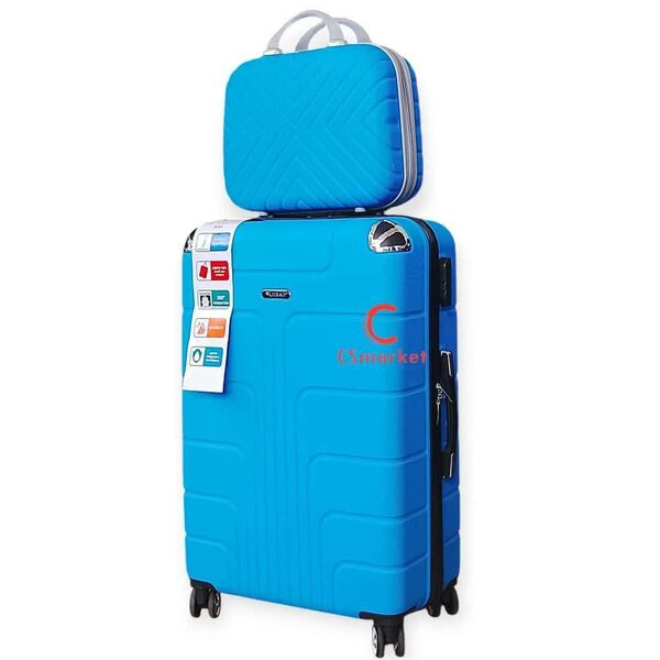 Valise rigide avec bagage à main