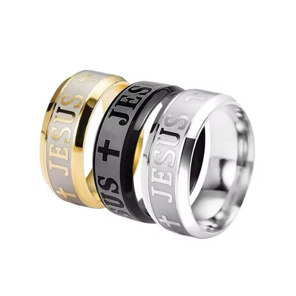 Bague Hommes Acier Inoxydable