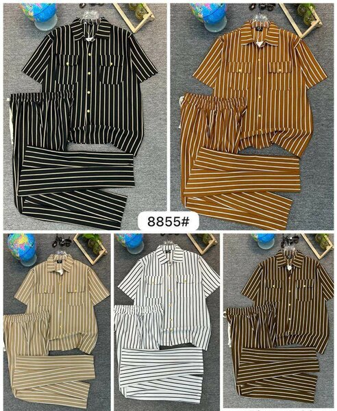 Ensemble Chemise et Pantalon Rayé Homme