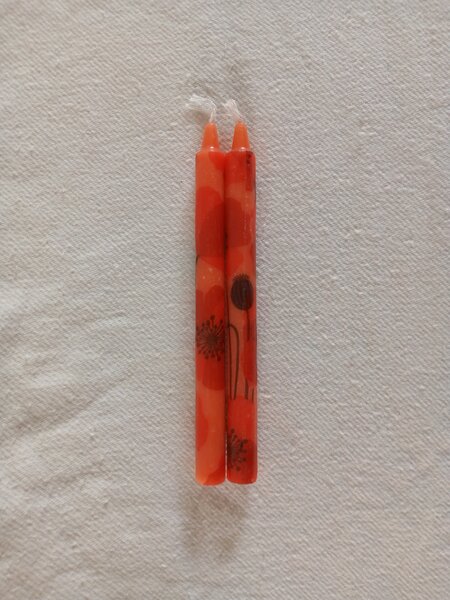 Paire de bougies décoratives