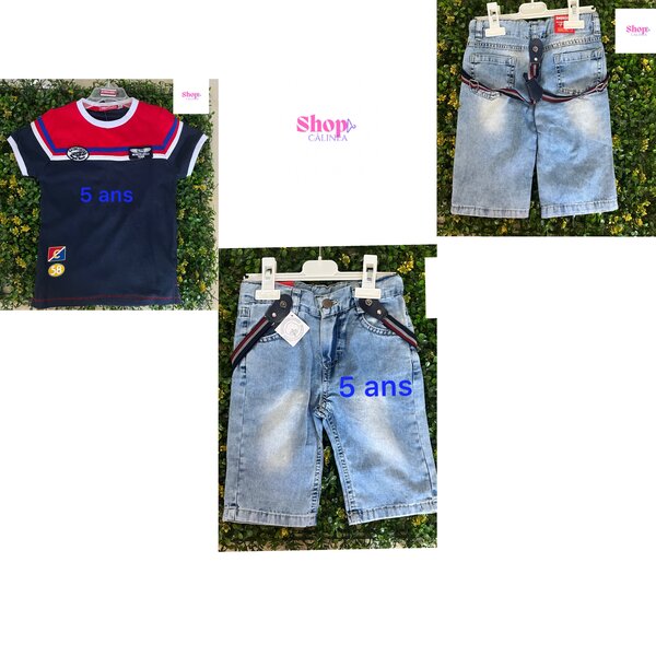 Ensemble Garçon T-shirt et Jean