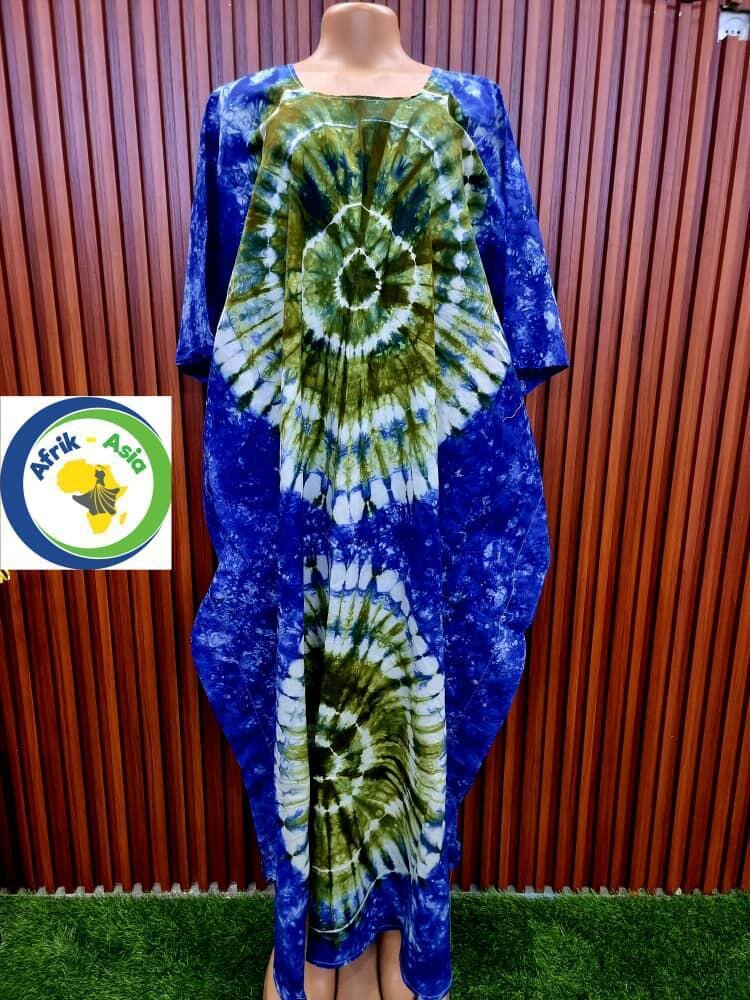 Robe Caftan Tie-Dye Bohème