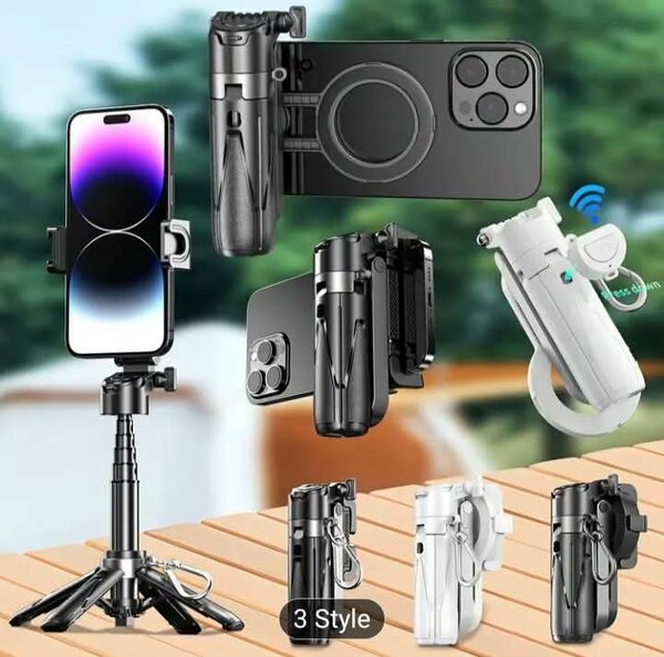 Mini trépied pour smartphone avec télécommande