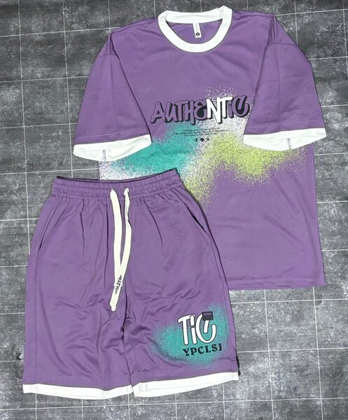 Ensemble sport décontracté violet