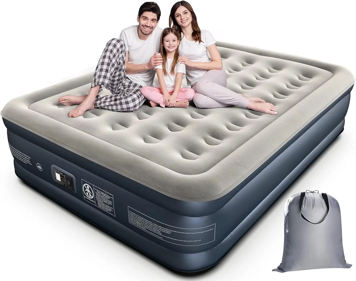 Matelas Gonflable Electrique avec Pompe - Grand Confort