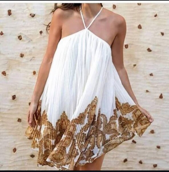 Robe Bohème à Dos Nu