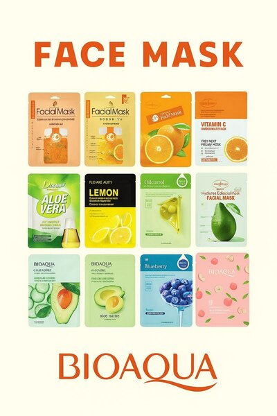 Masque visage BIOAQUA mixte