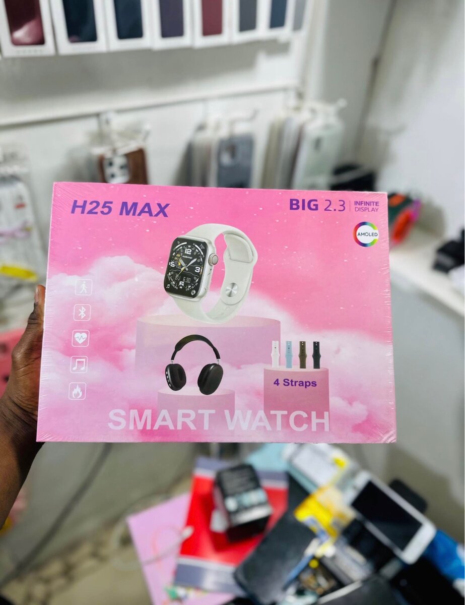 Montre intelligente H25 MAX avec écouteurs