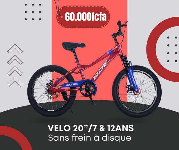 Vélo Enfant 20” Rouge