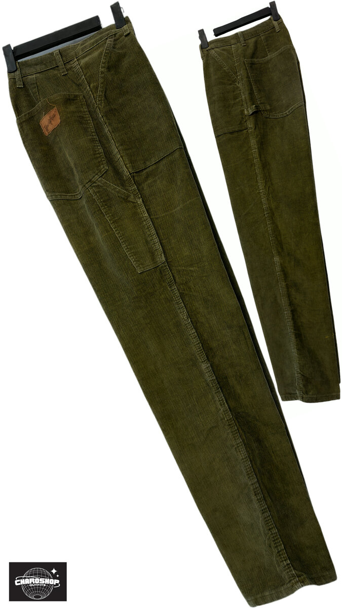 Pantalon cargo en velours