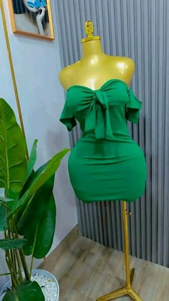 Robe verte élégante