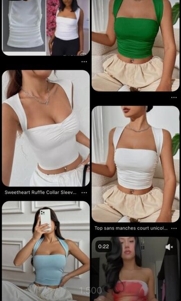 Top sans manches chic