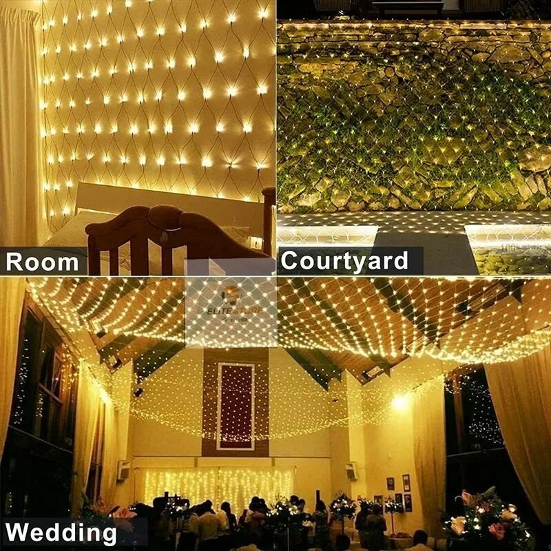 Rideaux et filets lumineux