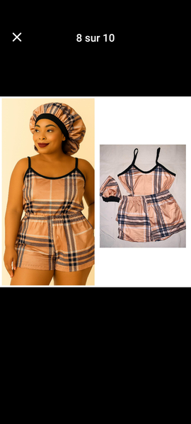 Pyjama Femme à Carreaux