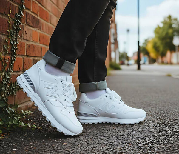 Baskets blanches tendance