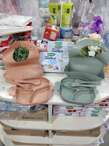 Ensemble Repas Bébé Silicone