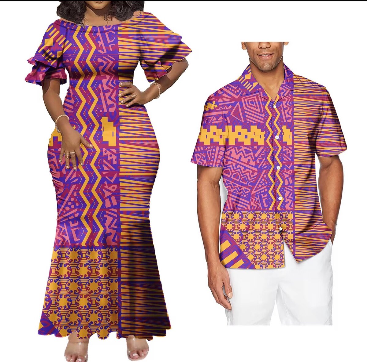 Tenue de couple assortie