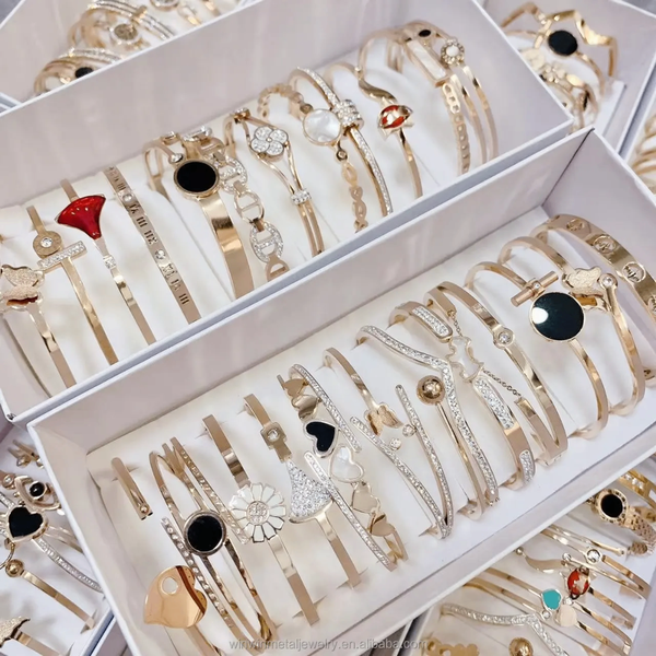 Bracelets en or 2 PCS