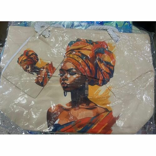 Sac de plage imprimé artistique