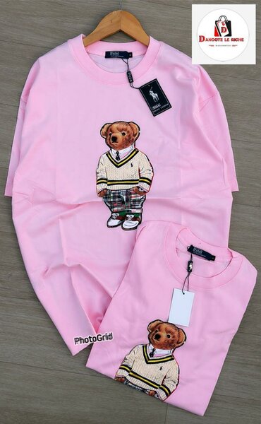 T-shirt rose ours stylé