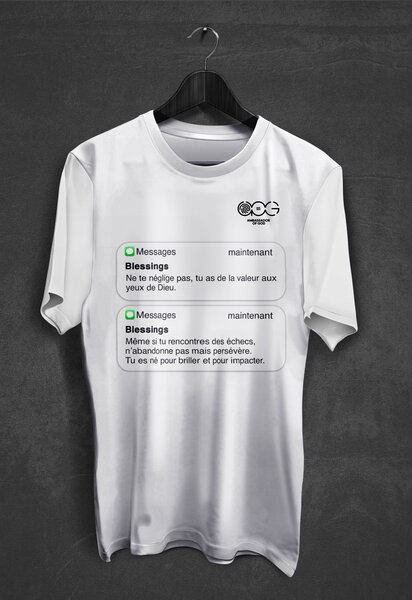 T-shirt message chrétien