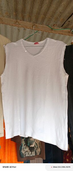 Débardeur Blanc Unisexe