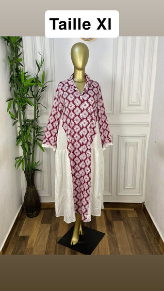 Robe longue élégante féminine