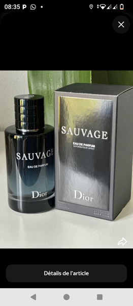 Parfum Sauvage Dior Homme
