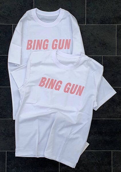 T-shirt "Bing Gun" Blanche